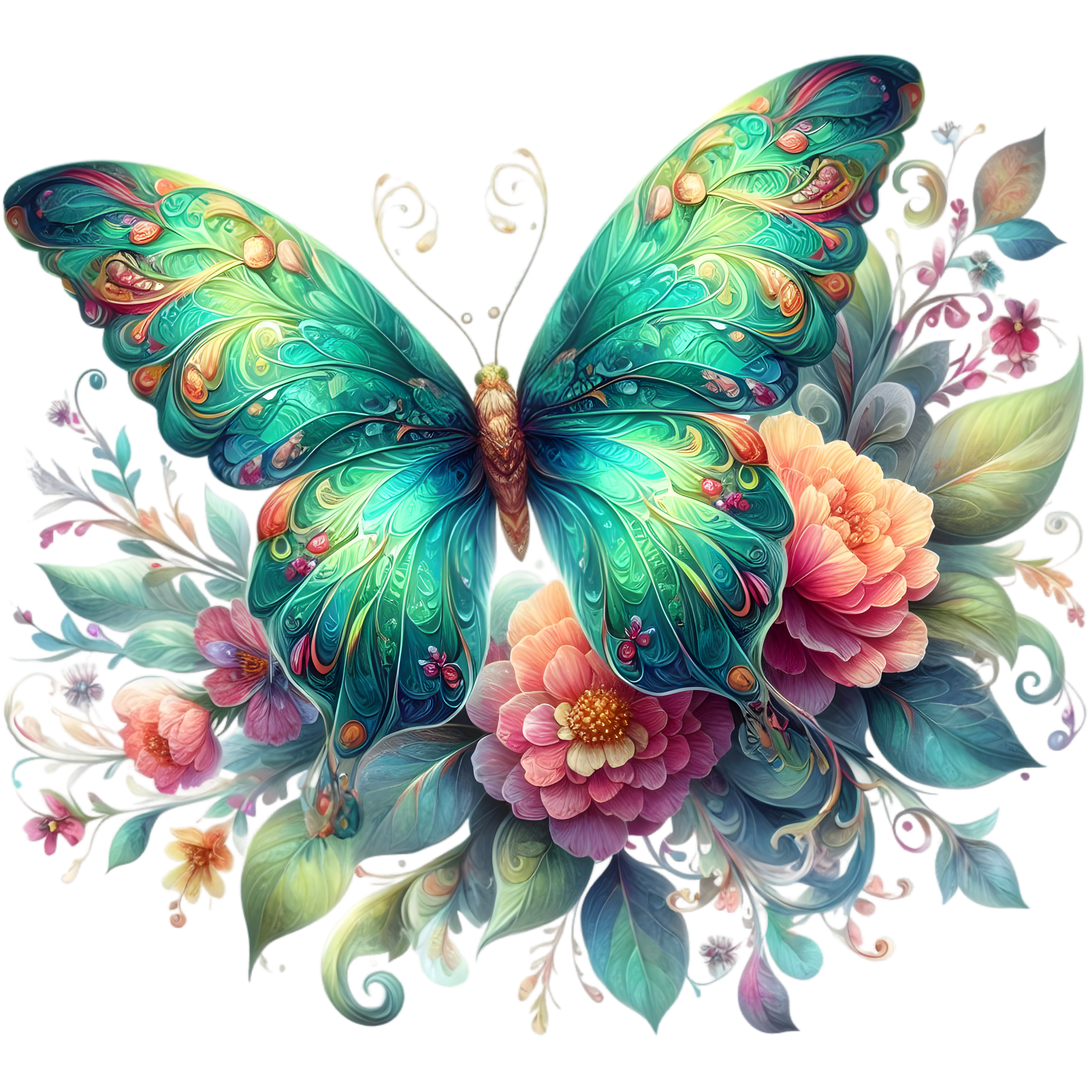 Bügelbild Schmetterling #113 Fylou's Style