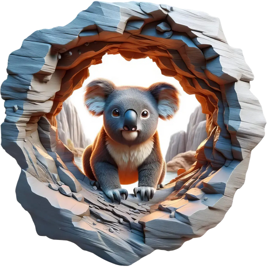Bügelbild 3D Koala #9 Fylou's Style