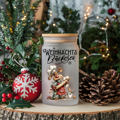 A4 Bogen Rub ON Sticker Weihnachtsglück, Rentier, Plätzchen