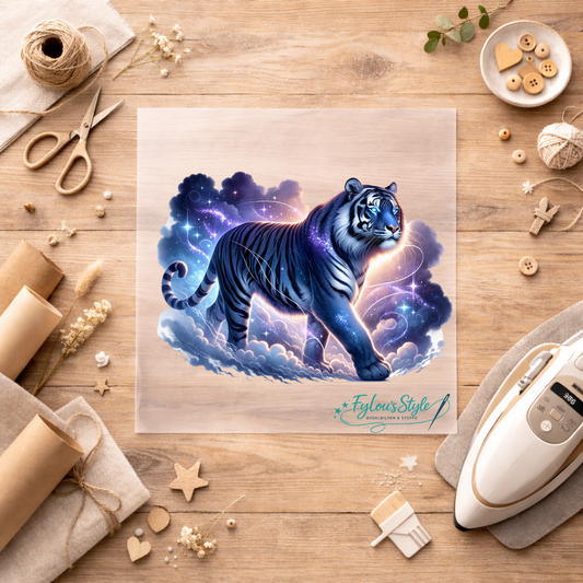 Bügelbild Magischer Tiger #1