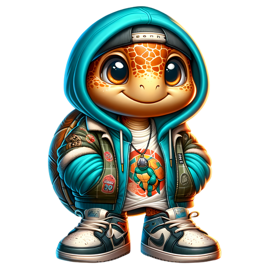 Bügelbild Happy Streetwear Turtles #1 Fylou's Style