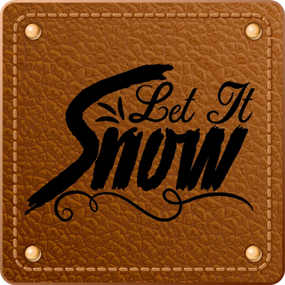 Bügellabel Let it Snow #2 - Fylou's Style