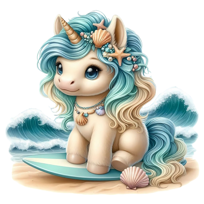 Bügelbild Insel Einhorn #8 Fylou's Style