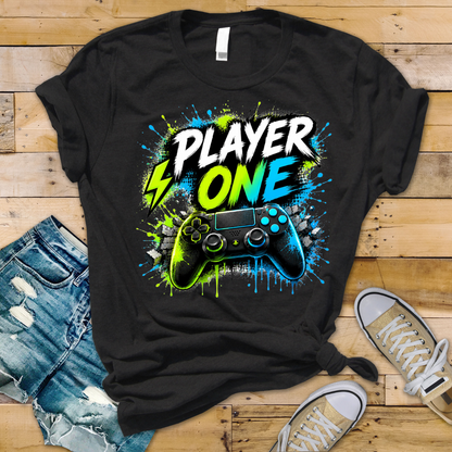 Bügelbild Player one