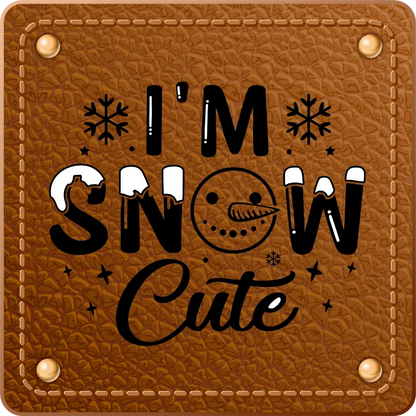 Bügellabel I'm Snow Cute - Fylou's Style