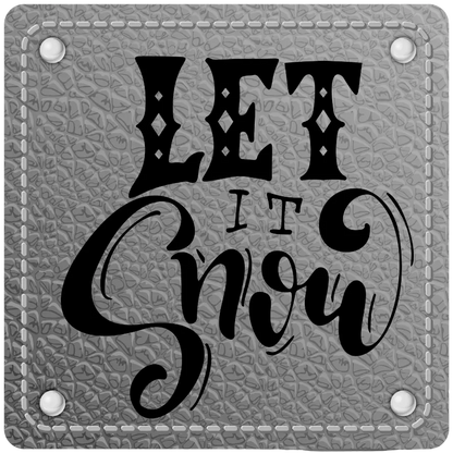 Bügellabel Let it Snow - Fylou's Style