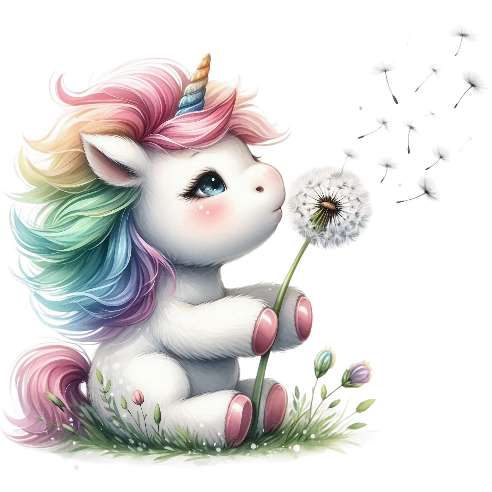 Bügelbild  Einhorn #46 Fylou's Style