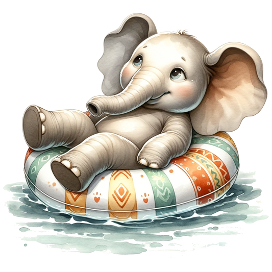 Bügelbild Elefant  #14 Fylou's Style