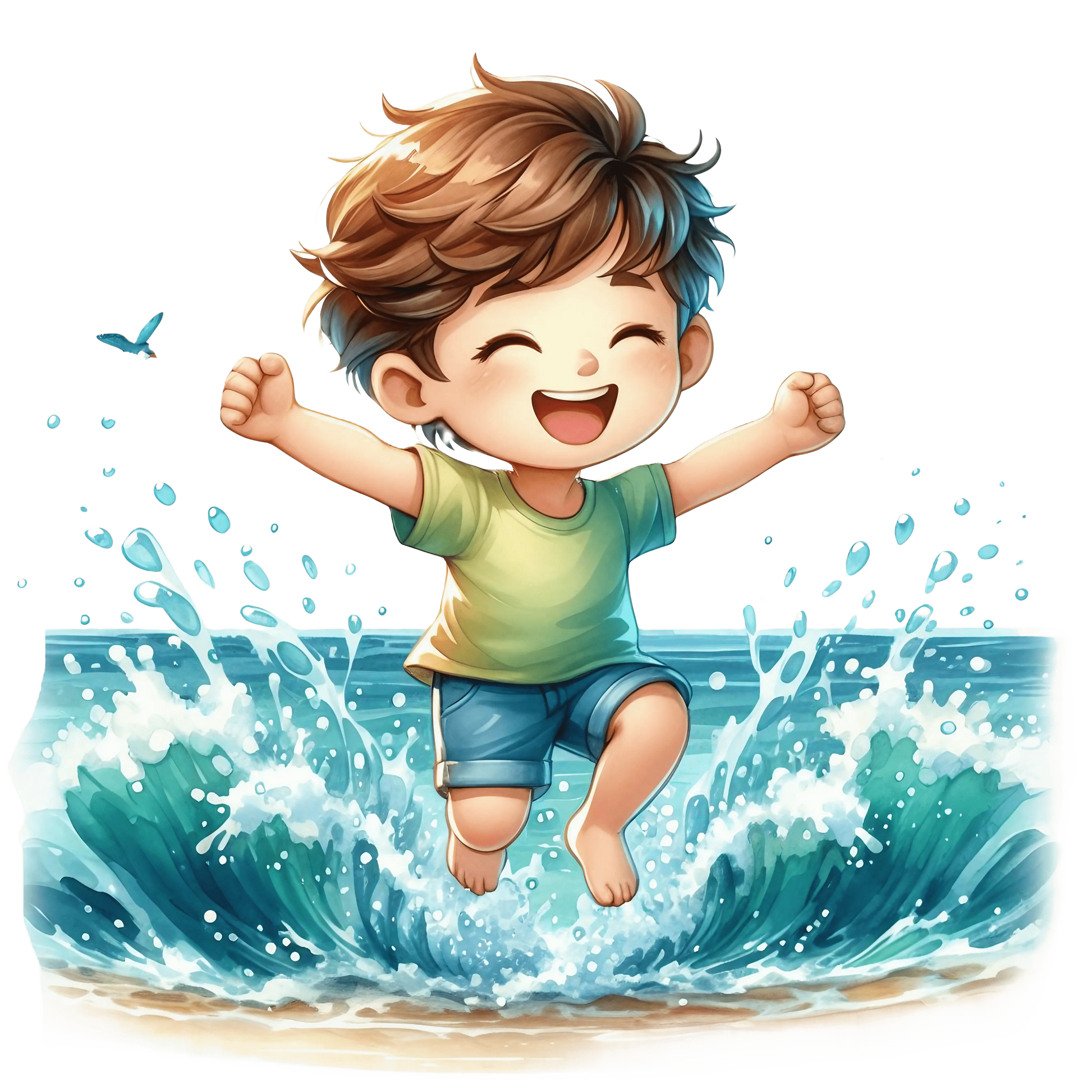 Bügelbild Summer Beach Kids #24 Fylou's Style