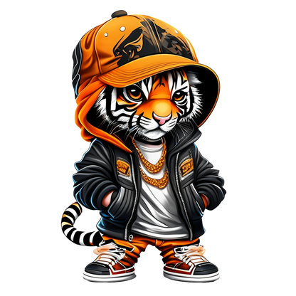 Bügelbild Cool Tiger Fylou's Style