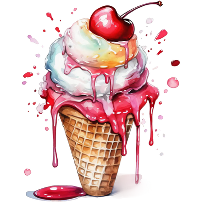 Bügelbild Eiscreme #5 Fylou's Style