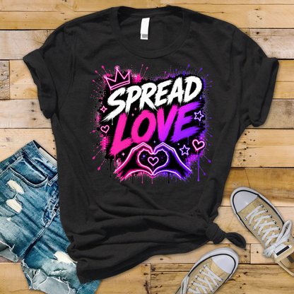 Bügelbild Spread Love