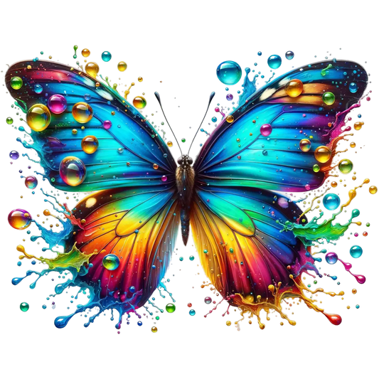 Bügelbild 3D Schmetterling #9 Fylou's Style