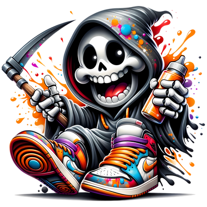 Bügelbild Streetwear Grim Reaper #5 Fylou's Style
