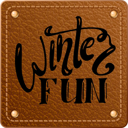 Bügellabel Winter Fun - Fylou's Style