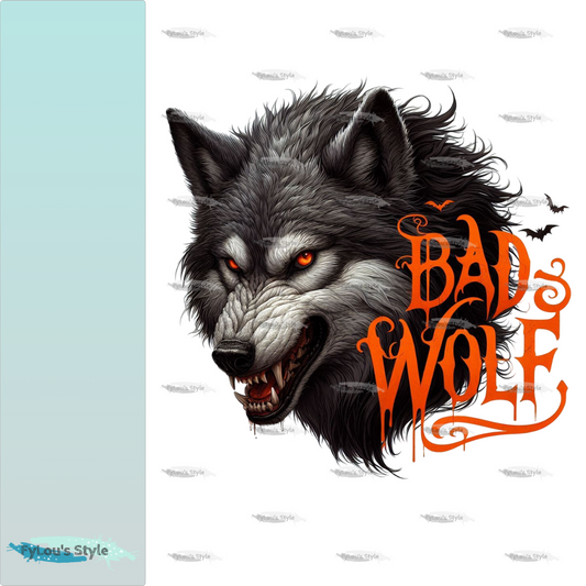 Bügelbild Bad Wolf