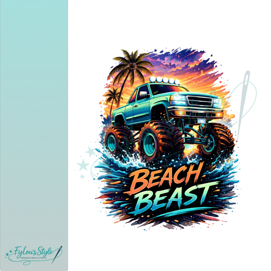 Bügelbild Beach Beast #1