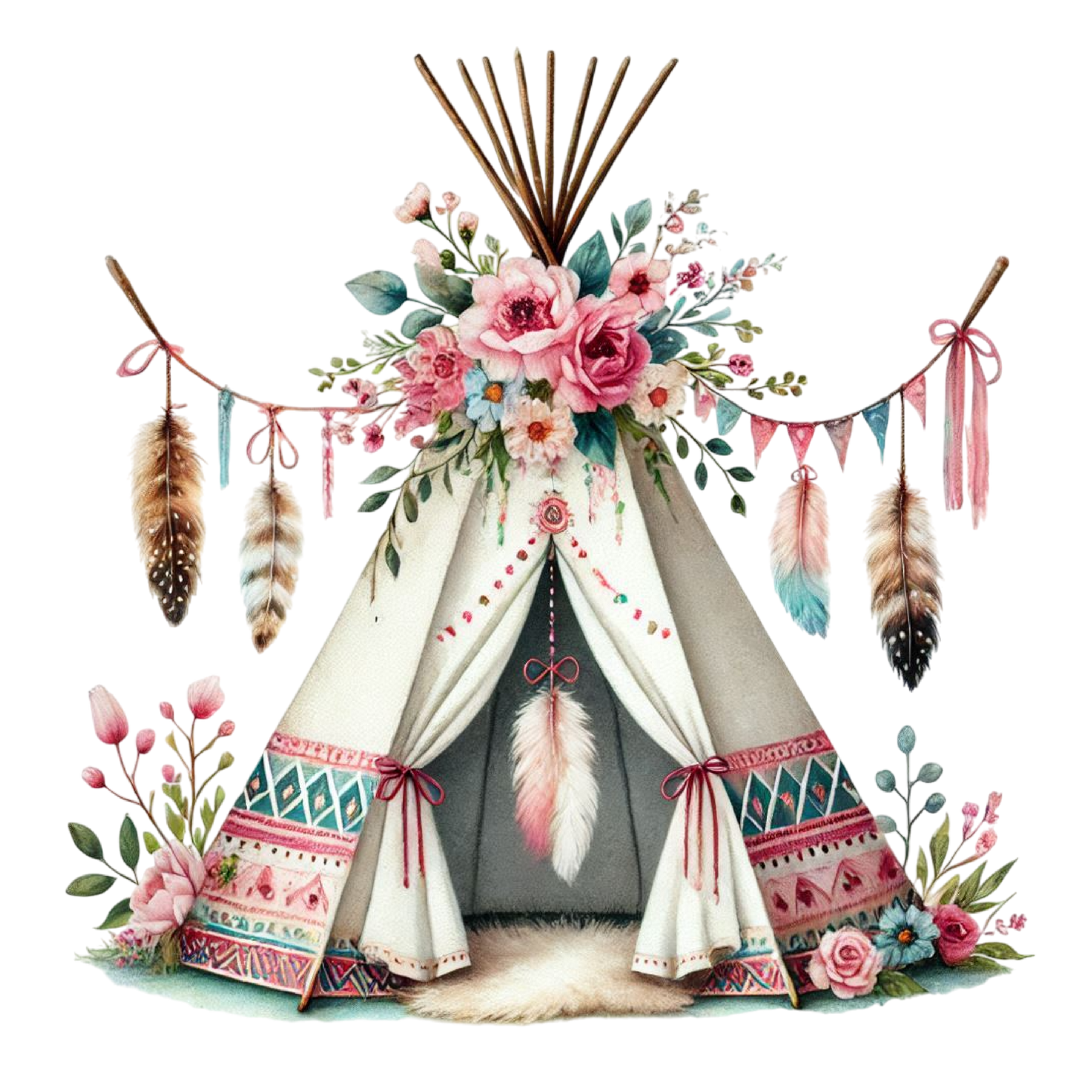 Bügelbild Boho Frühling #30 Fylou's Style