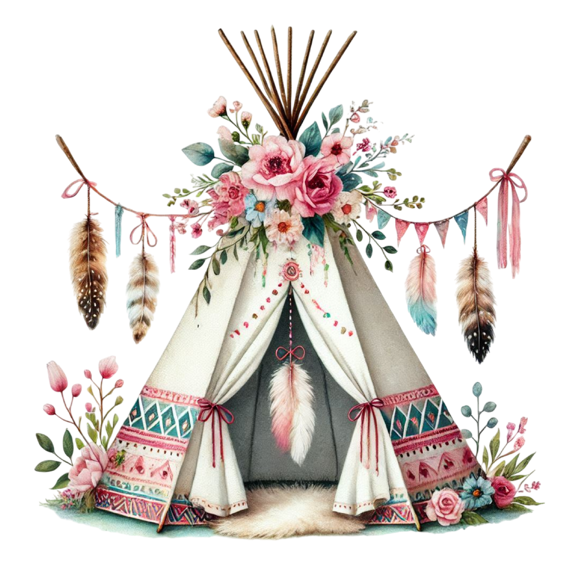 Bügelbild Boho Frühling #30 Fylou's Style