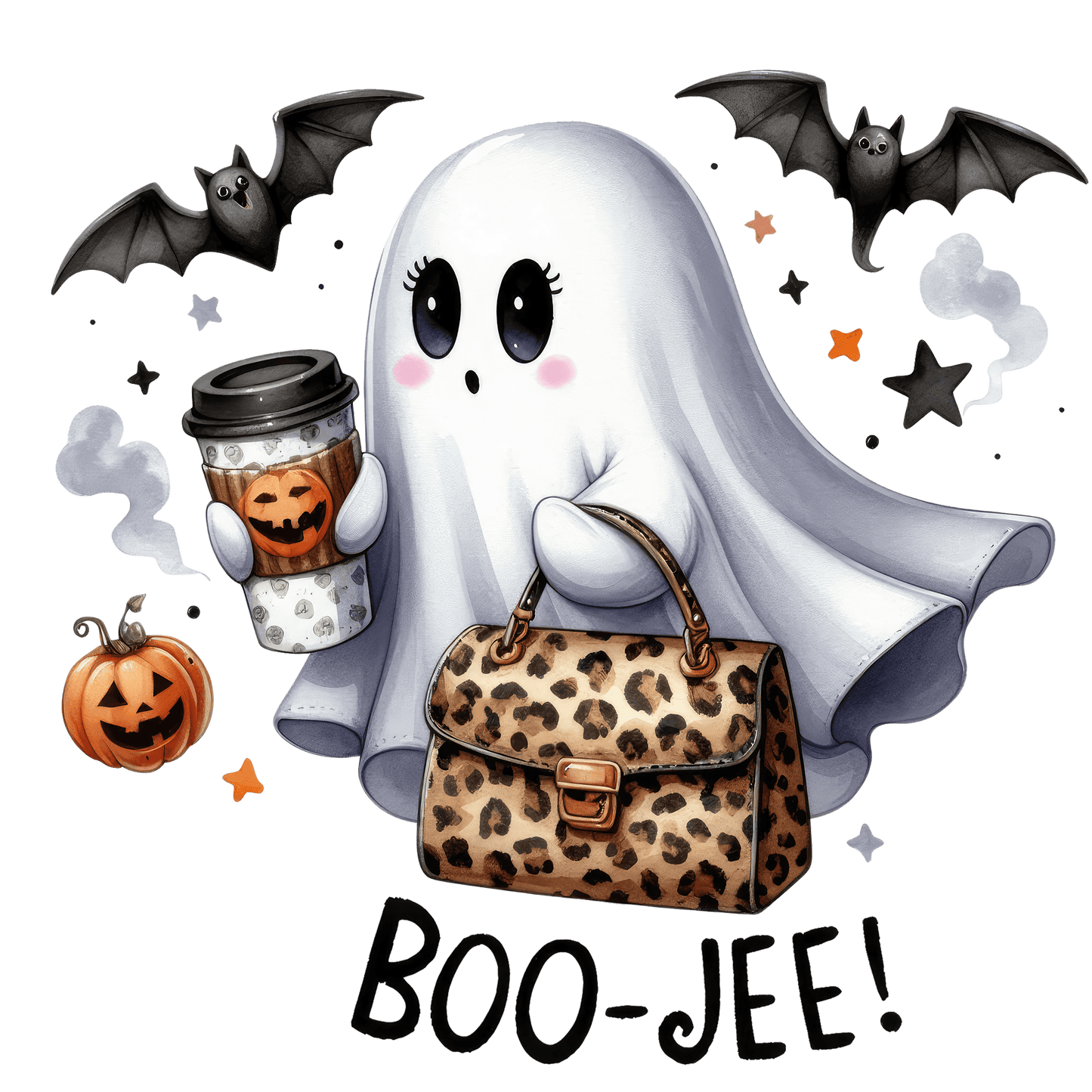 Bügelbild Spooky Boo jee