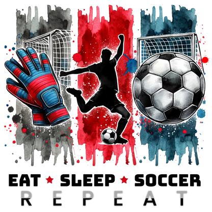 Bügelbild Brush Streifen Motivwelt "Fussball"