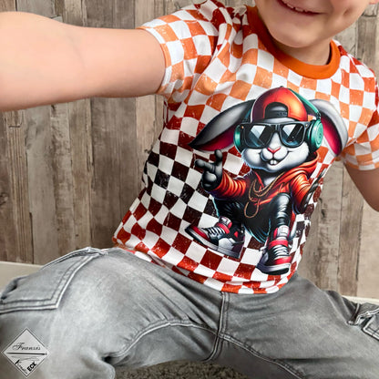 Bügelbild cool Oster Bunny