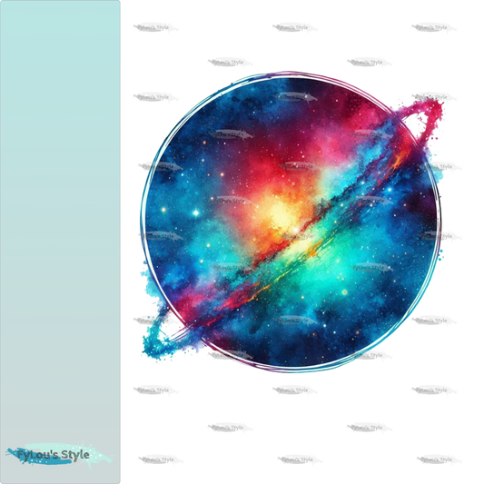 Bügelbild Colorful Planet #1 Fylou's Style