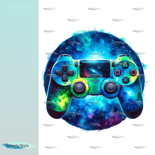 Bügelbild Colorful Splash Controller #4 Fylou's Style