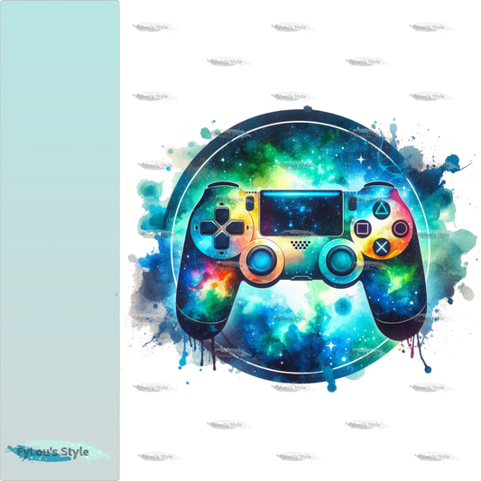 Bügelbild Colorful Splash Controller #5 Fylou's Style