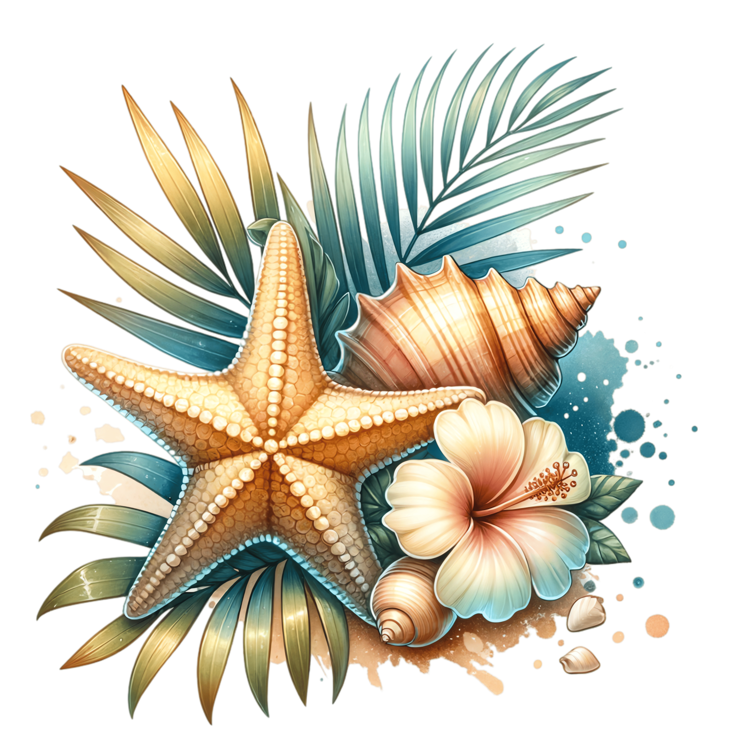Bügelbild Cool Summer Tropical #14 Fylou's Style
