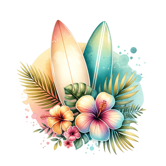 Bügelbild Cool Summer Tropical #4 Fylou's Style