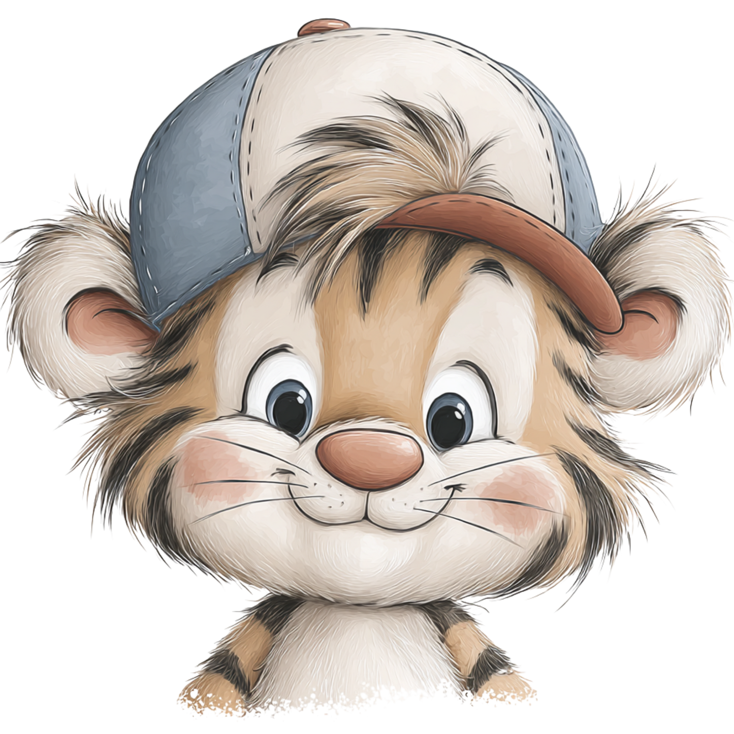 Bügelbild Cool Tiger
