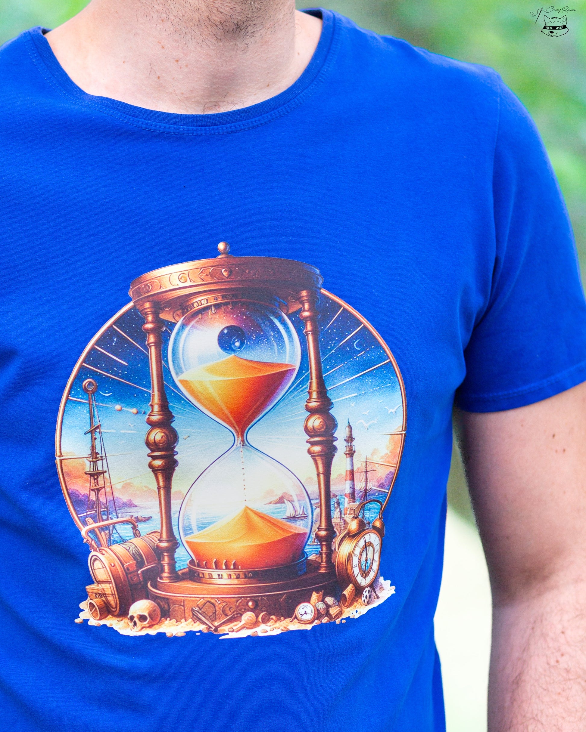 Bügelbild Steampunk Sanduhr #1 Fylou's Style