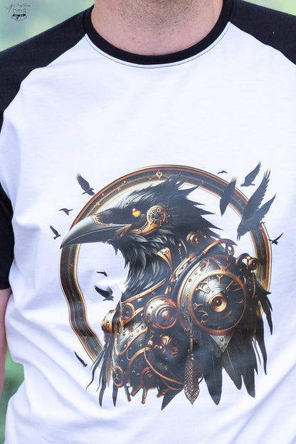 Bügelbild Steampunk Gold Armor Krähe #1 Fylou's Style