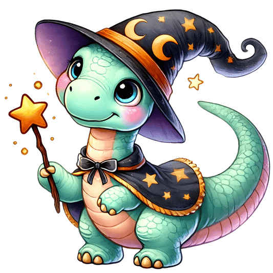 Bügelbild Halloween Dino #9