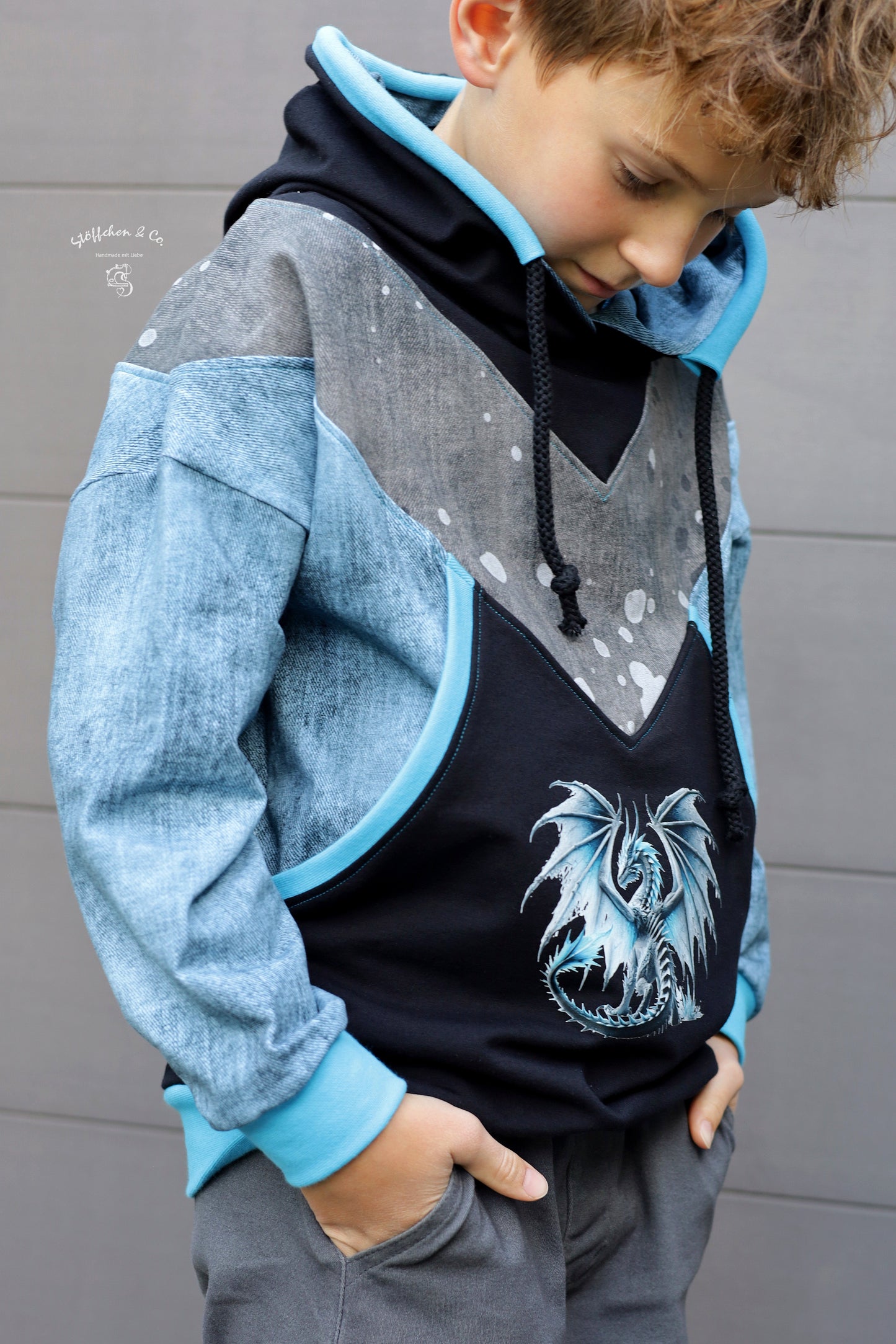 Bügelbild  Eisdrache #6