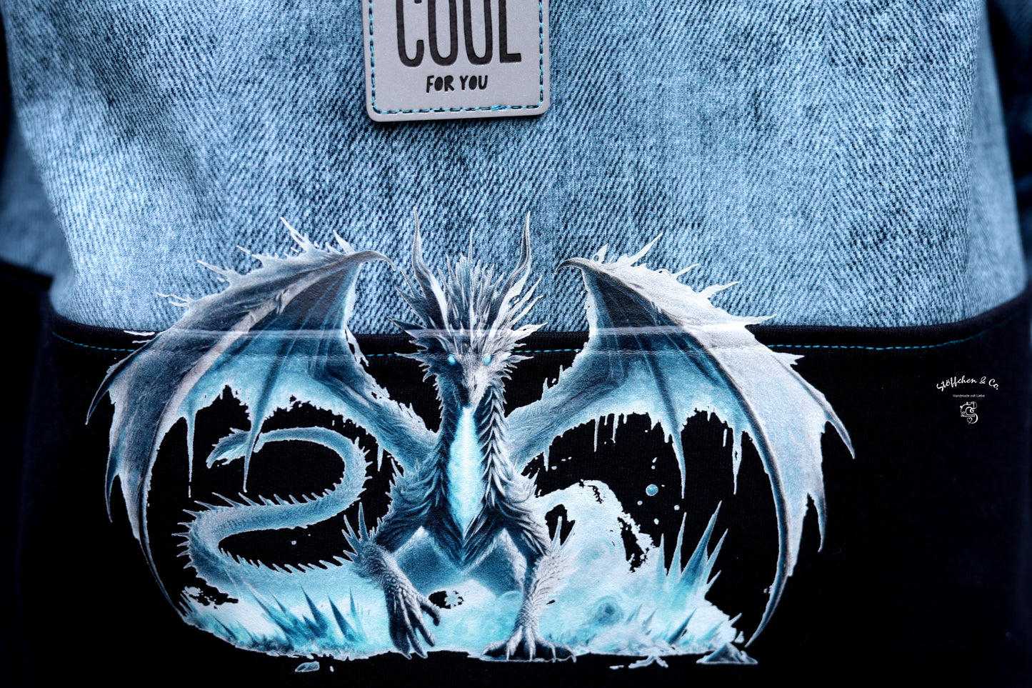 Bügelbild  Eisdrache #1