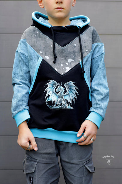 Bügelbild  Eisdrache #6