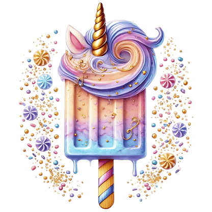 Bügelbild Einhorn Dessert #11 Fylou's Style