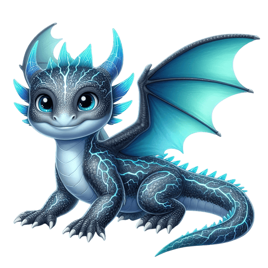 Bügelbild Elementar Drache #1