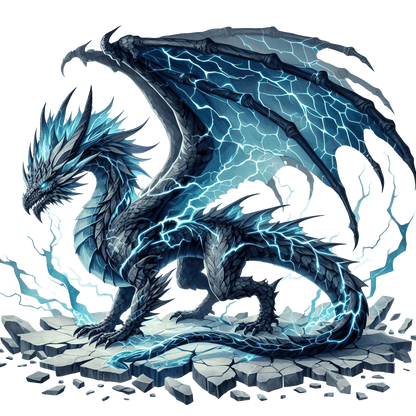 Bügelbild Elementar Drache #13