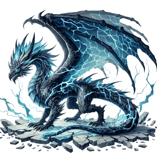 Bügelbild Elementar Drache #13