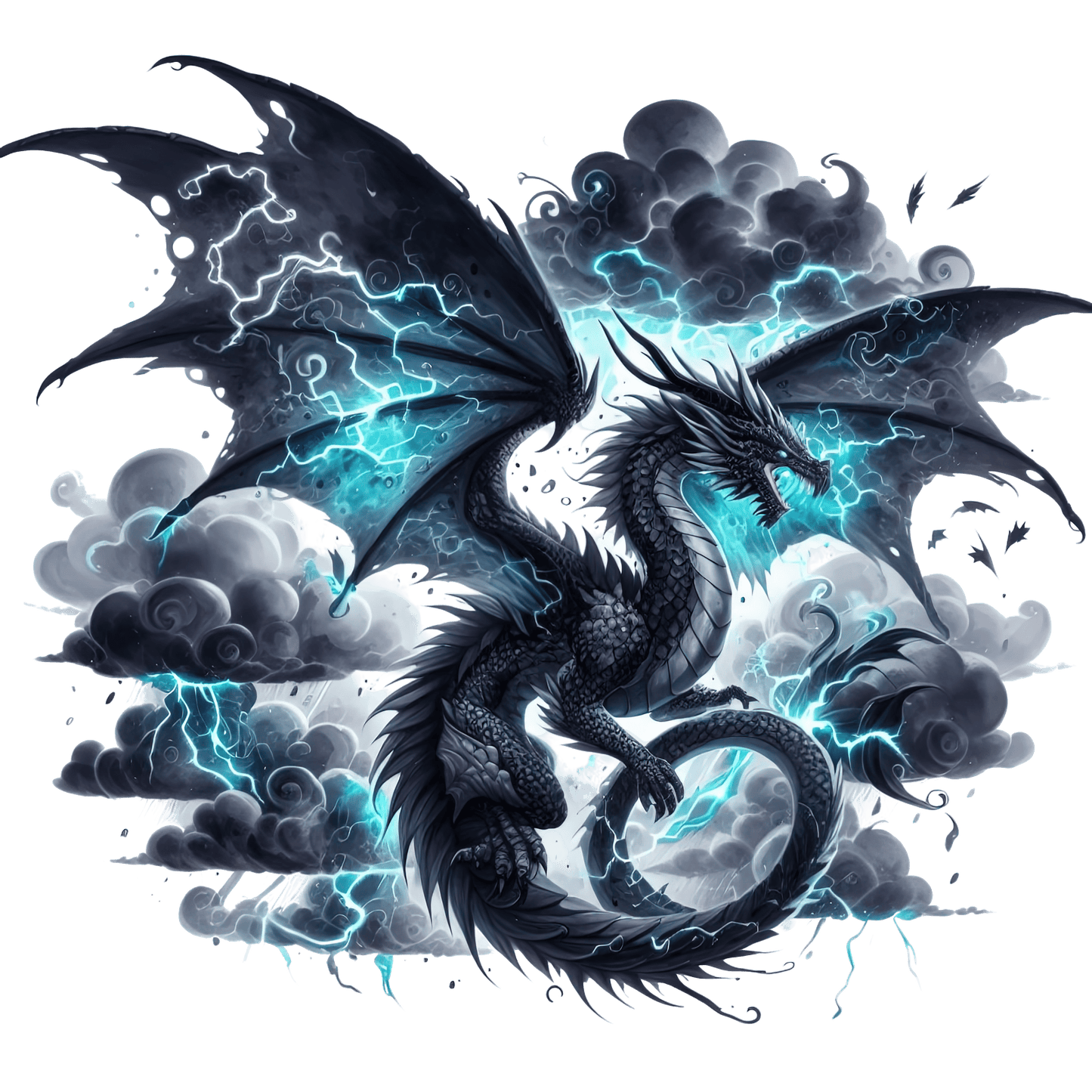 Bügelbild Elementar Drache #15