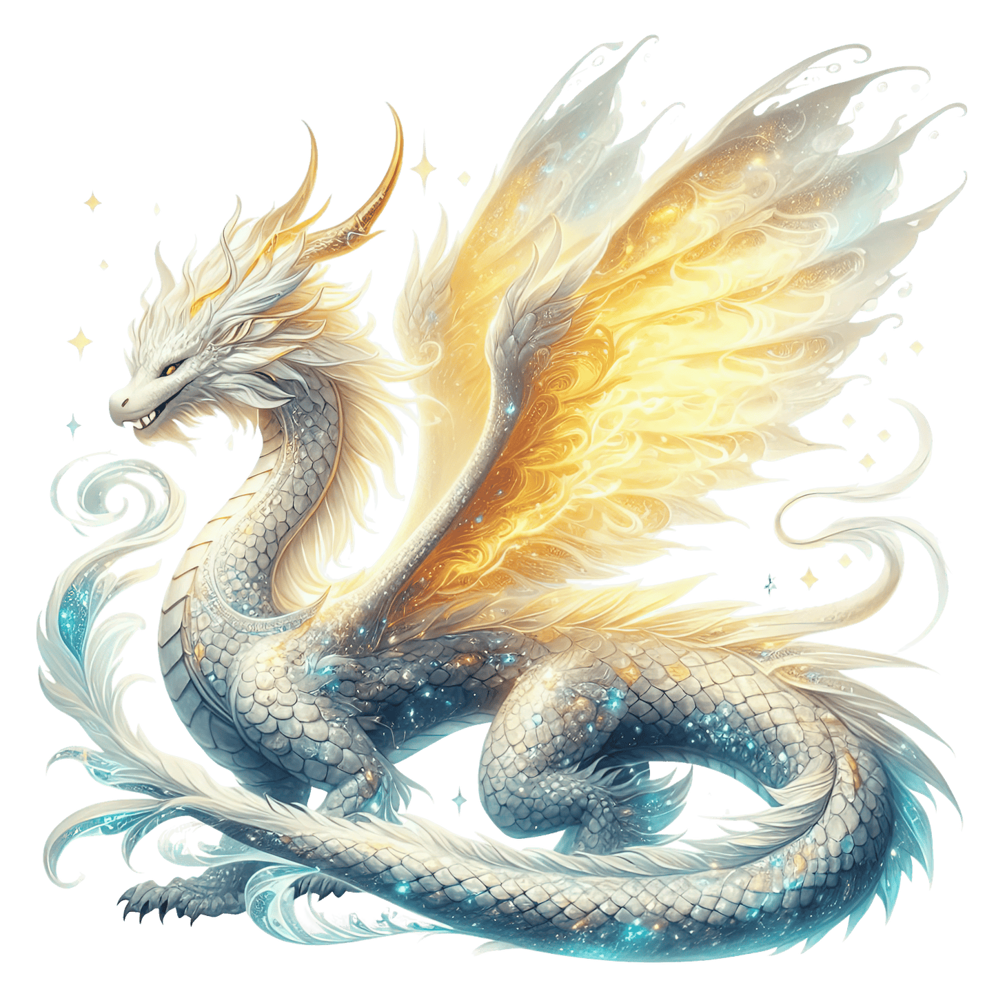 Bügelbild Elementar Drache #16