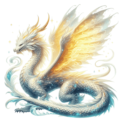 Bügelbild Elementar Drache #16