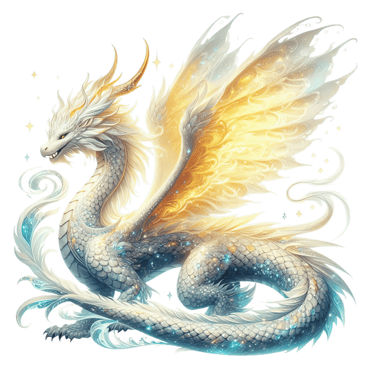 Bügelbild Elementar Drache #16