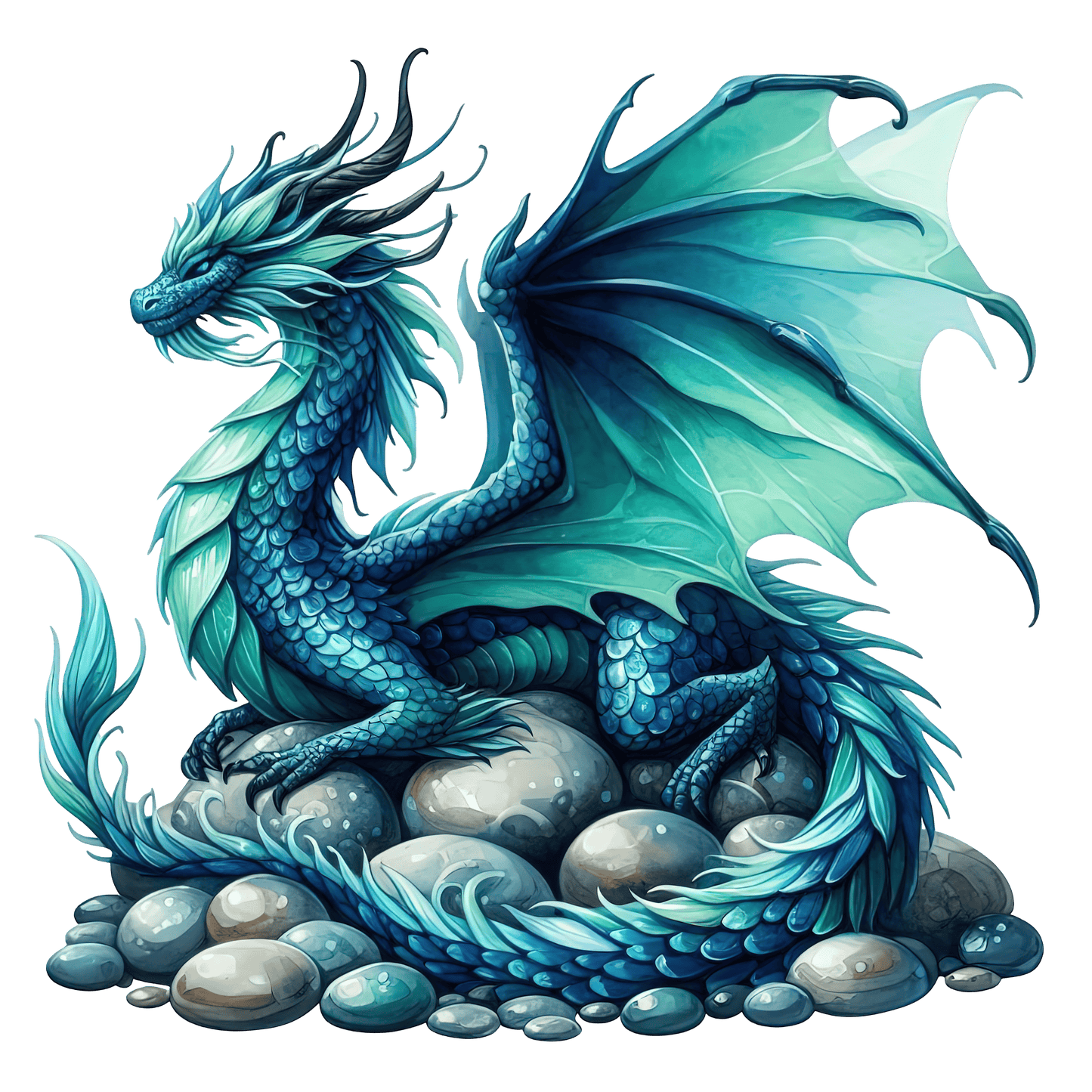 Bügelbild Elementar Drache #18