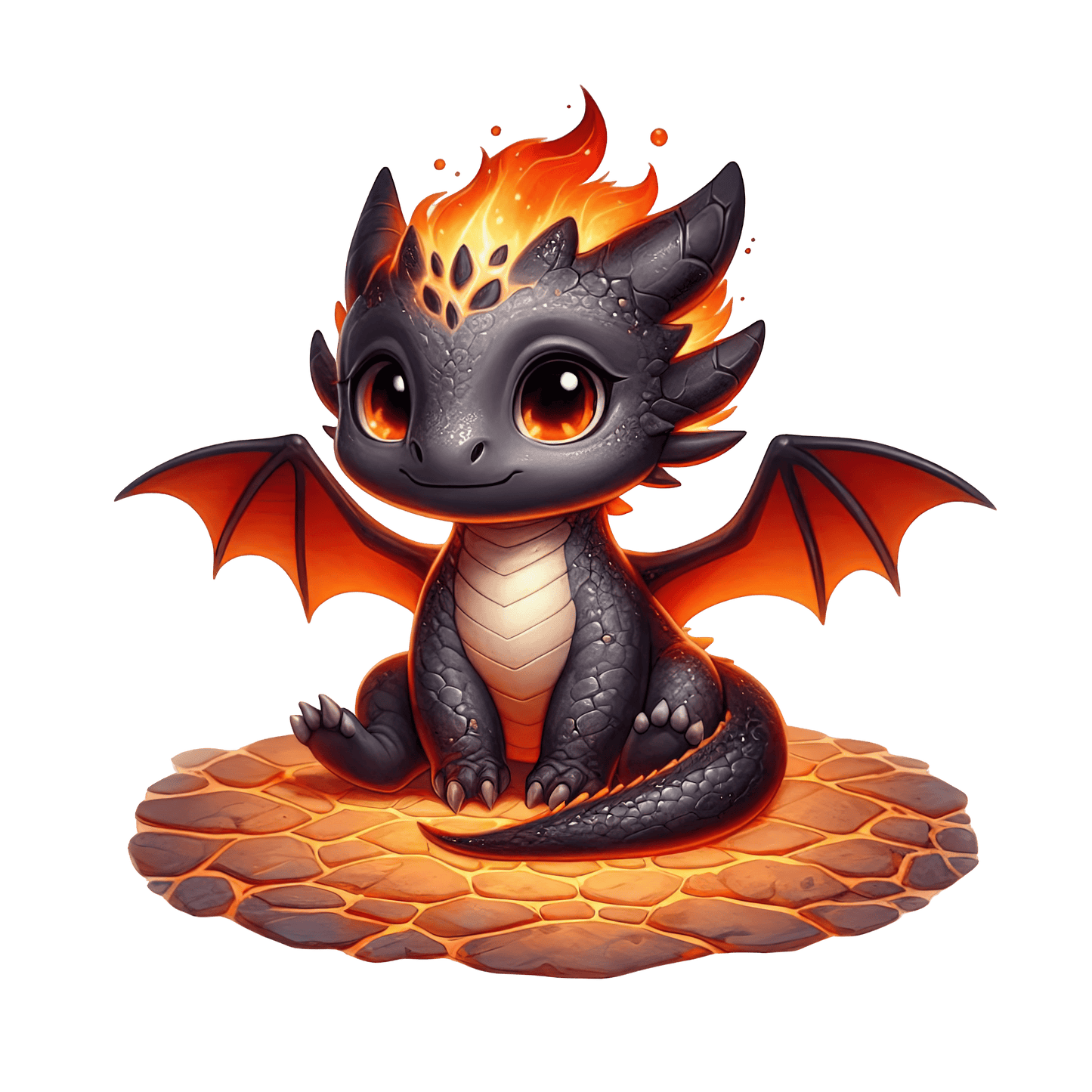 Bügelbild Elementar Drache #2