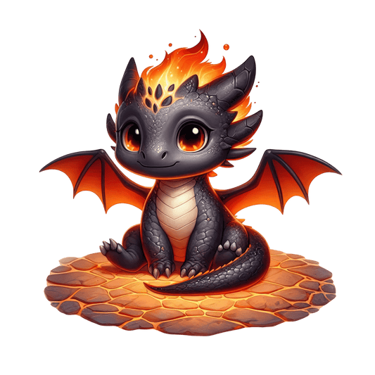 Bügelbild Elementar Drache #2