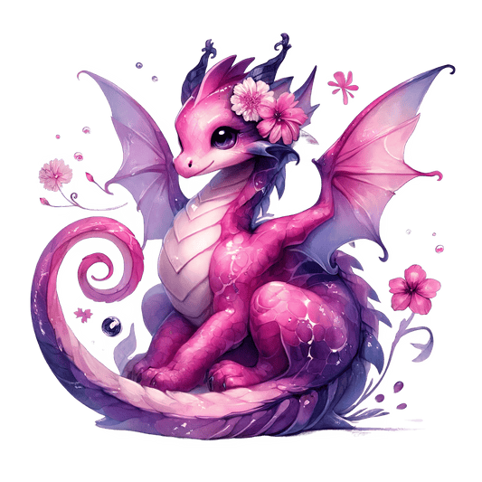 Bügelbild Elementar Drache #20